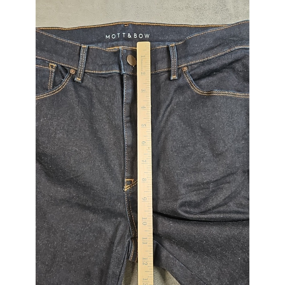 Mott &‎ Bow Women's Jeans 30x28 High-Rise Skinny Dark Blue Denim hsk1_moor_rin - Picture 7 of 10